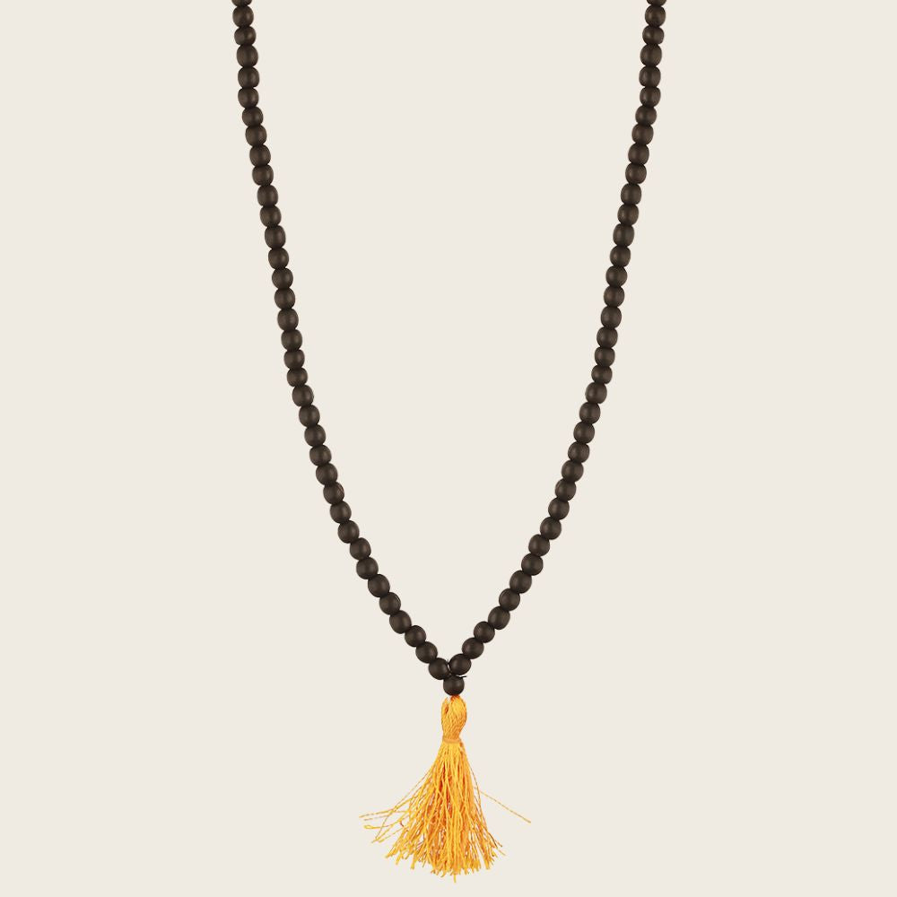 108+1 Divya Karungali Mala - Natural Ebony Wood Beads (Govt. Certified)