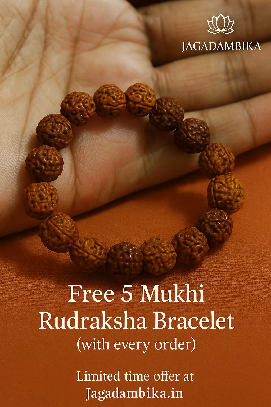 7 Mukhi Lab-Tested Nepali Rudraksha | Free 5 Mukhi Rudraksha Bracelet